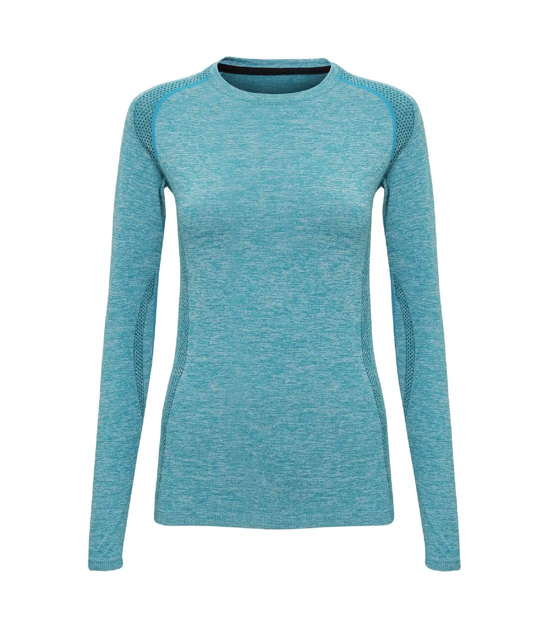 TriDri Womens/Ladies Seamless 3D Fit Multi Sport Performance Long Sleeve Top (Turquoise)