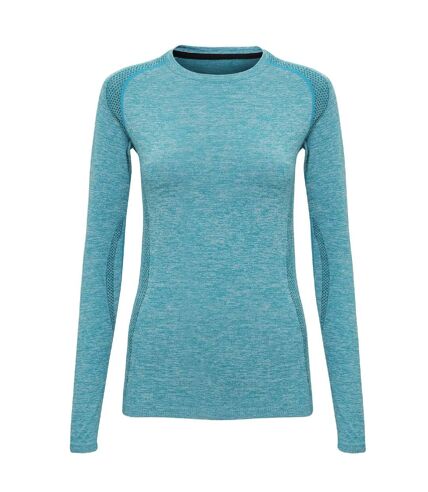 TriDri Womens/Ladies Seamless 3D Fit Multi Sport Performance Long Sleeve Top (Turquoise) - UTRW6188