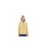 Womens/ladies Pique Button Neck Sweatshirt Lemon Lazy Jacks-1