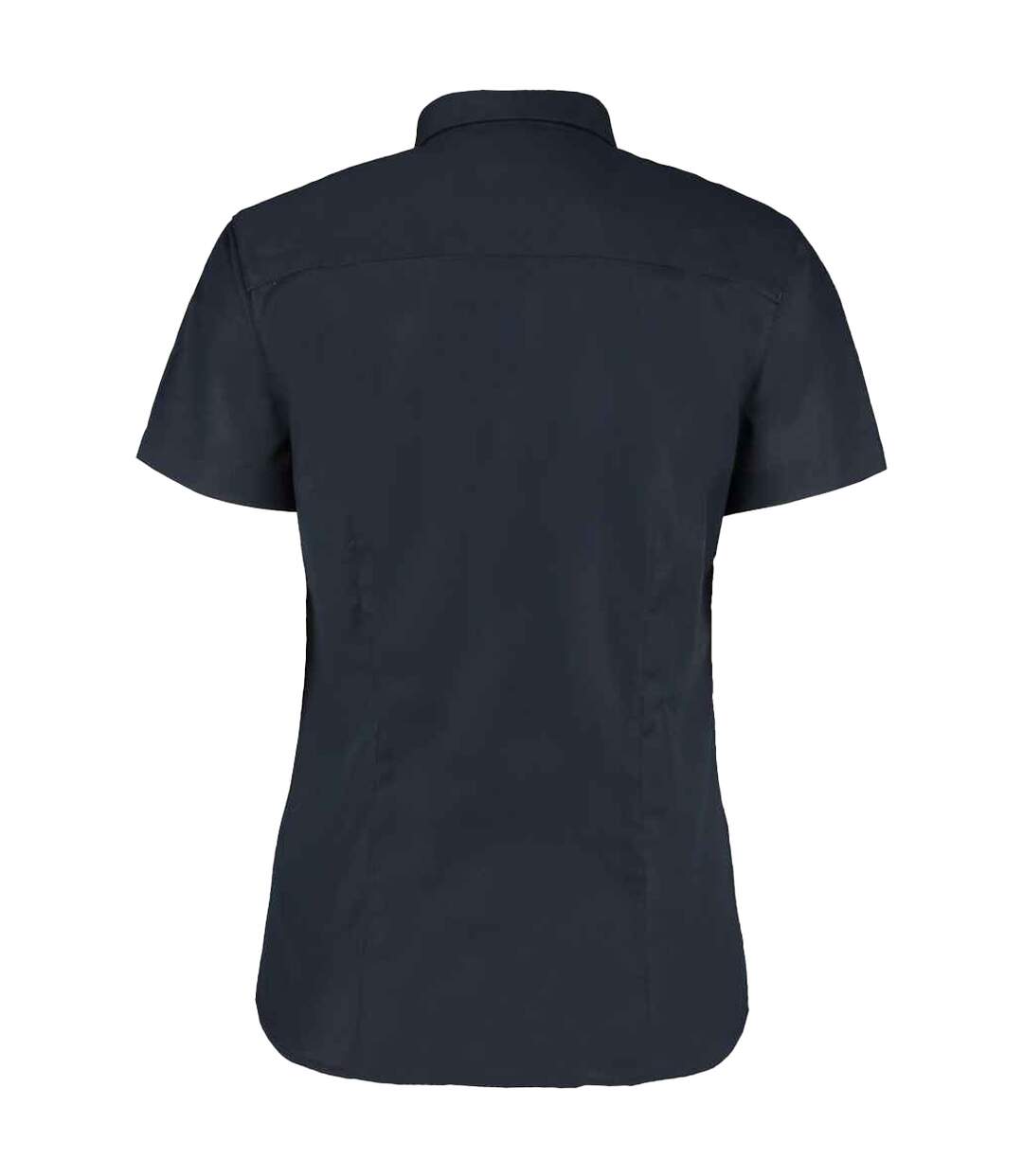 Chemisier Manches Courtes Femme Bleu Marine Français Kustom Kit-3