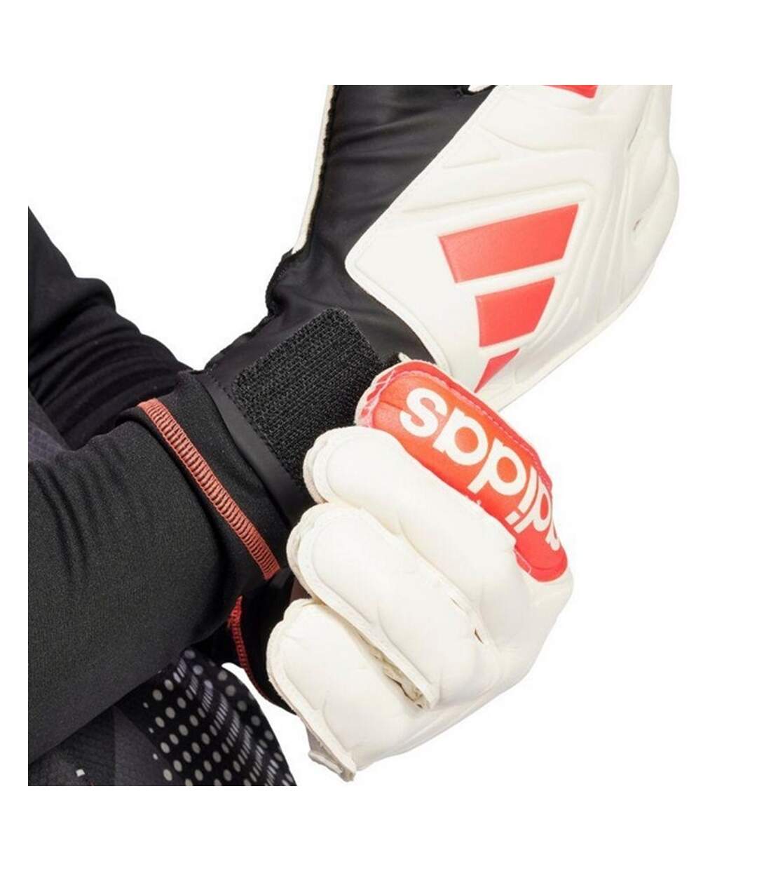 Gants De Gardien De But Copa Club Homme Blanc Orange Adidas-3