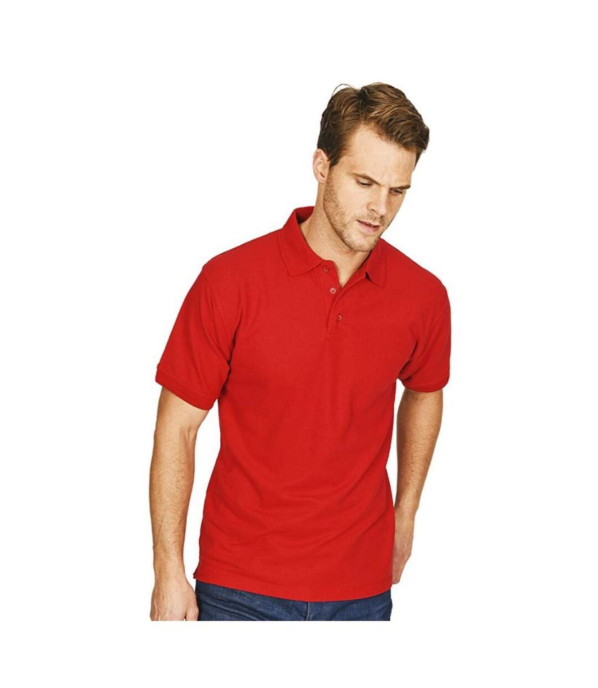 Absolute Apparel Mens Precision Polo (Red)