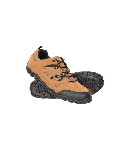 Mountain Warehouse Mens Outdoor III Suede Walking Shoes (Gray) - UTMW165