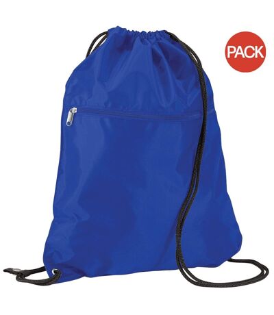 Lot de 2  14 litres taille unique bleu roi vif Sac de gym Quadra