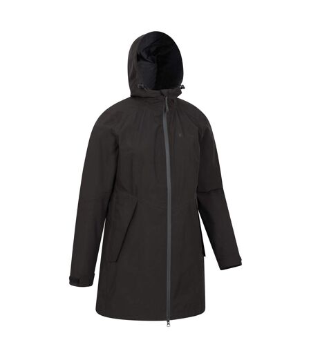 Veste Imperméable Hilltop Femme Noir Vif Mountain Warehouse