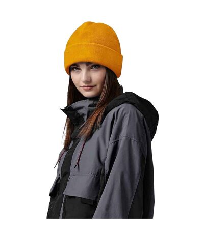 Recycled Fleece Beanie Mustard Yellow Beechfield
