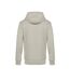 Mens King Hooded Sweater Brouillard Gris B&C-2