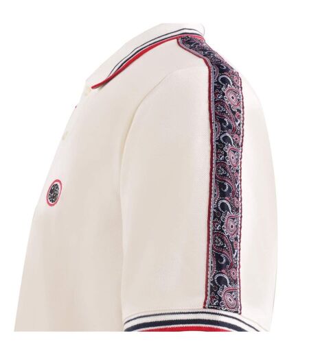 Polo Manches Courtes Eclipse Homme Blanc Pretty Green