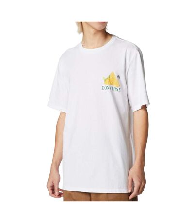 T-shirt Blanc Homme Converse Fresh Lemon - L