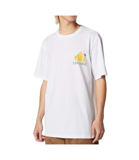 T-shirt Blanc Homme Converse Fresh Lemon - L