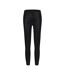 Womens/ladies Move Patterned High Rise Leggings Black Biba-1