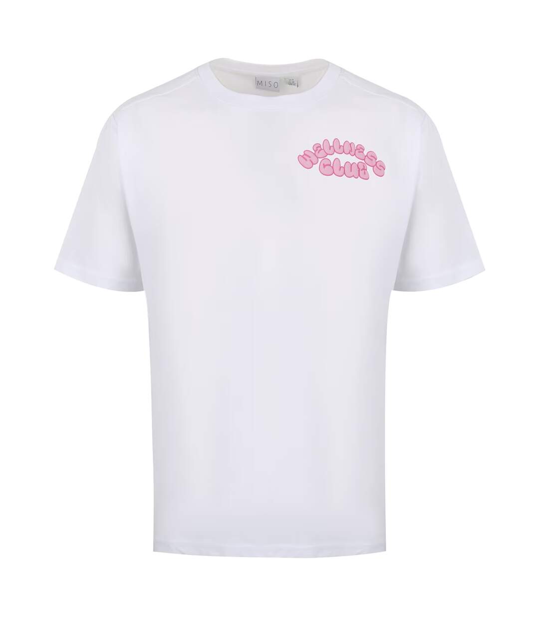 T-shirt Motif/style Lettrage Femme Rouge Vif Miso-1