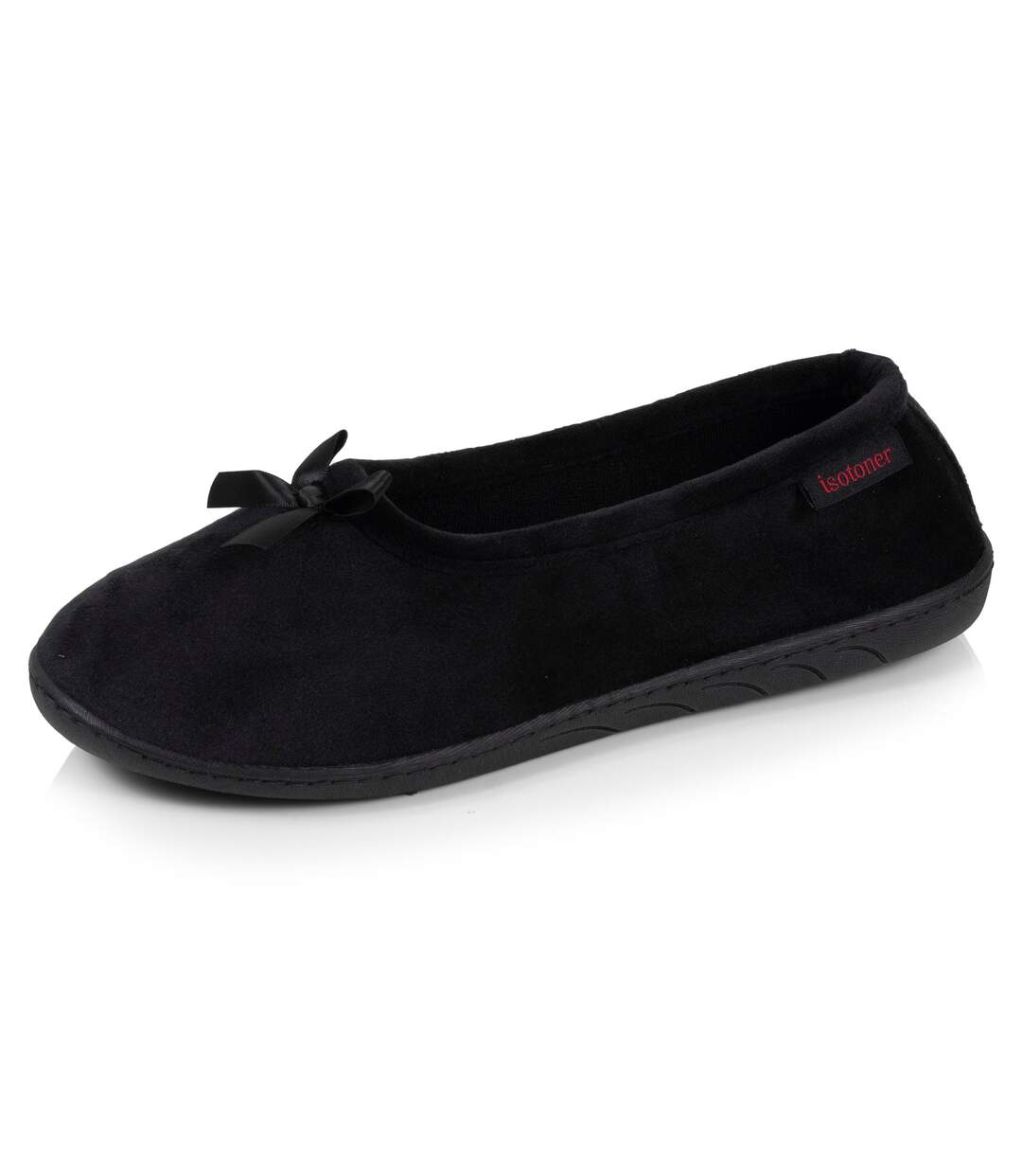 Isotoner Chaussons Ballerines femme ultra confortables semelle à mémoire de forme-1