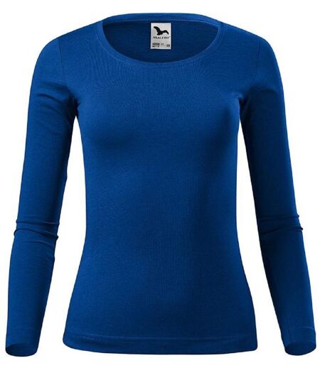 T-shirt manches longues - Femme - MF169 - bleu roi