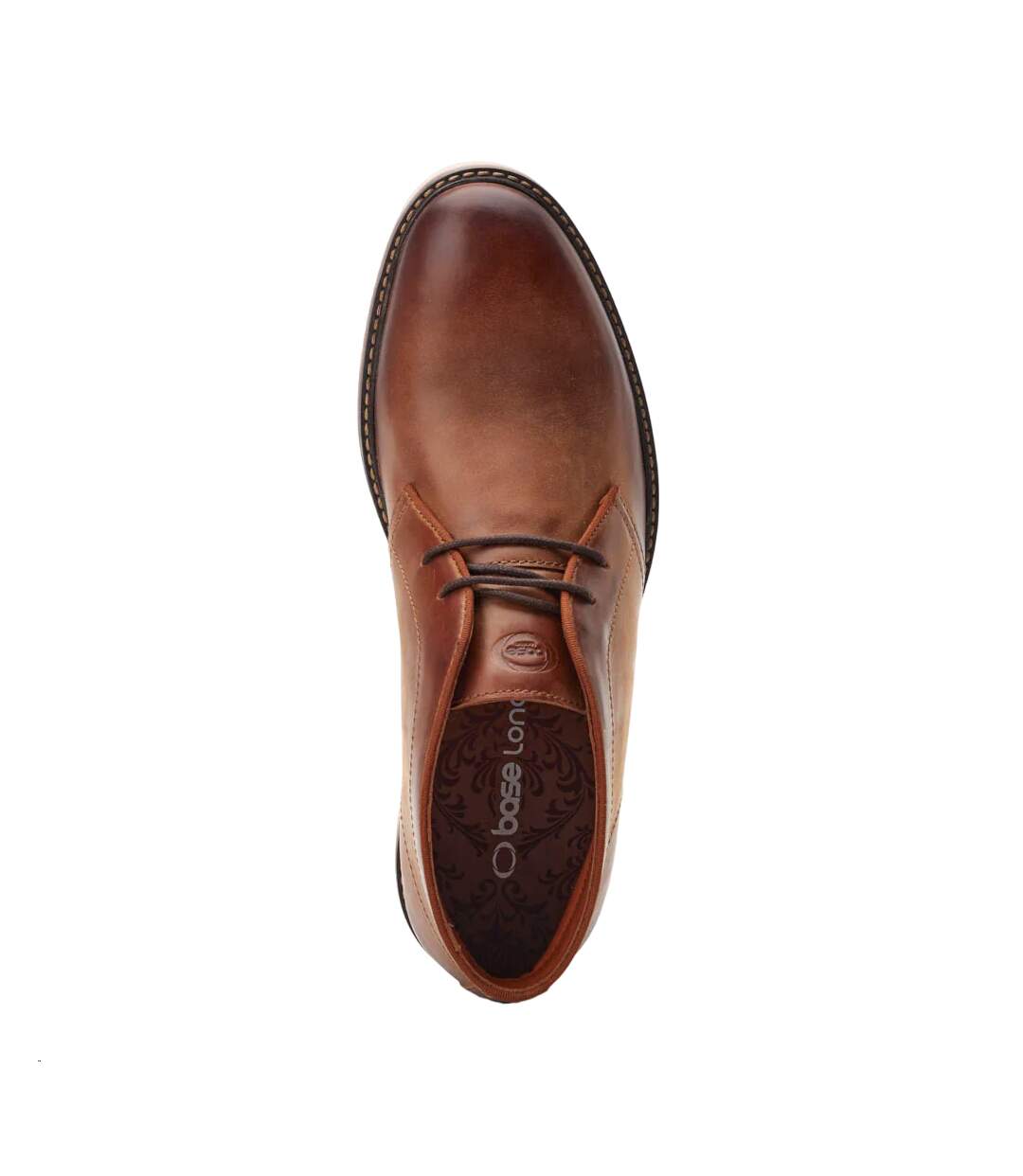 Bottines chukka brody homme marron clair Base London-3