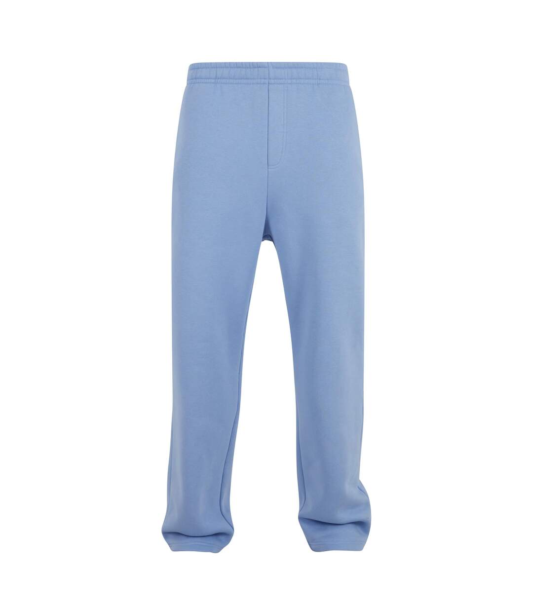 Unisex adult fluffy jogging bottoms powder blue Build Your Brand-1