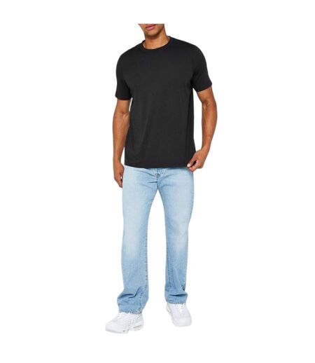 Lot De 3  T-shirts Motif/style Uni Homme Blanc Noir Bleu Marine Donnay