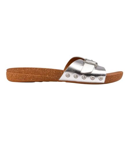 Sandales Motif/style Métallisé Iqushion Femme Argenté FitFlop
