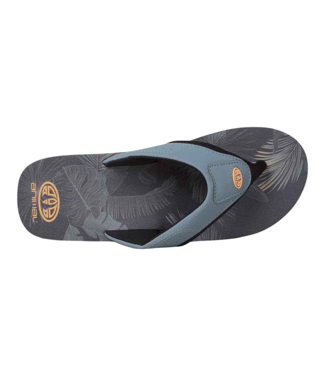 Tongs Motif/style Feuilles Jekyl Homme Kaki Foncé Animal-2