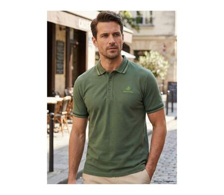 Polo Manches Courtes Homme Winchester Rogan1 Vert Olive