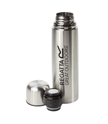 Regatta Great Outdoors 1L Vacuum Drinks Flask (Silver) (One Size) - UTRG533