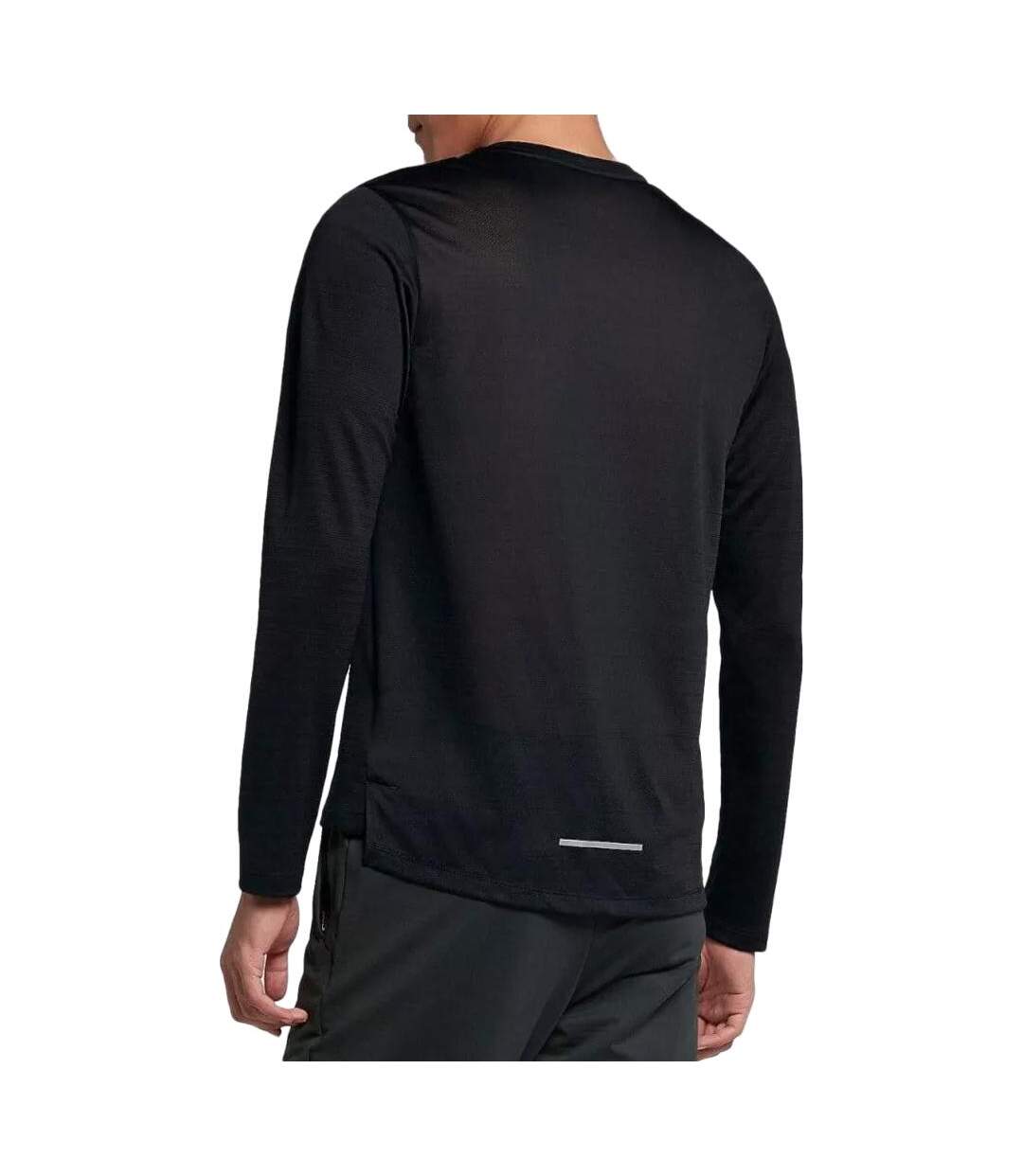 T-Shirt Technique Noir Homme NikeMiler - L-2