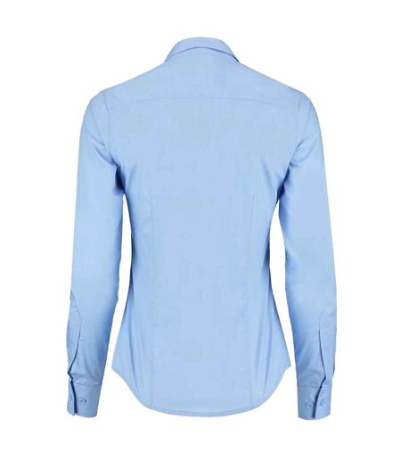 Chemisier Manches Longues Femme Bleu Clair Kustom Kit