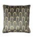 Wisteria velvet square cushion cover one size charcoal Furn-1