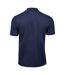 Mens luxury stretch pique polo shirt navy Tee Jays