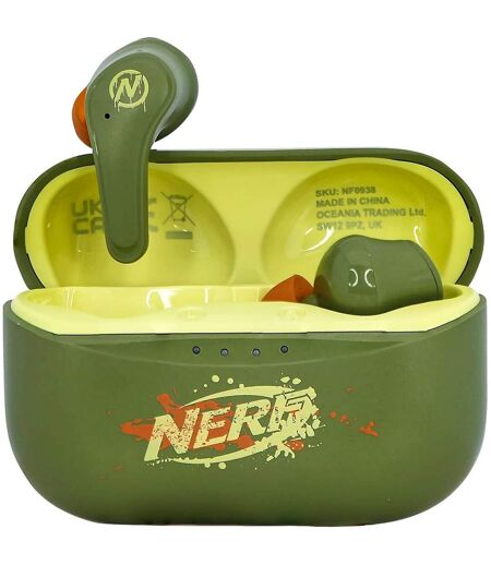 Nerf - Écouteurs sans fil (Vert) (Taille unique) - UTOH153