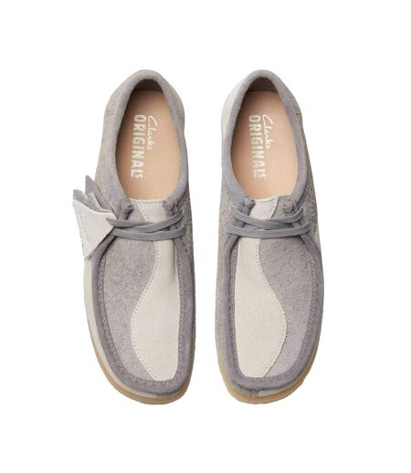 Chaussures Bateau Wallabee Homme Gris Clarks Originals