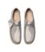 Chaussures Bateau Wallabee Homme Gris Clarks Originals-4