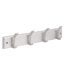 Patère 4 Tiges Ziny 45cm Argent-1