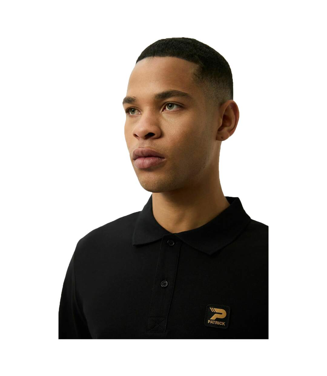Polo Manches Longues Luca Homme Noir Patrick-3