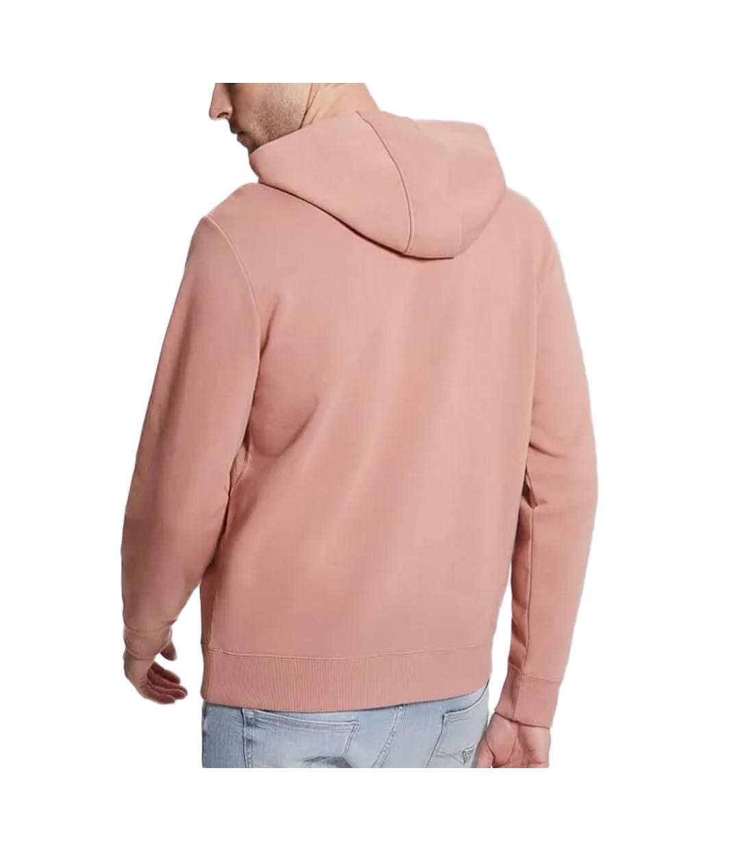 Sweat à Capuche Vieux Rose Homme Guess Roy - L