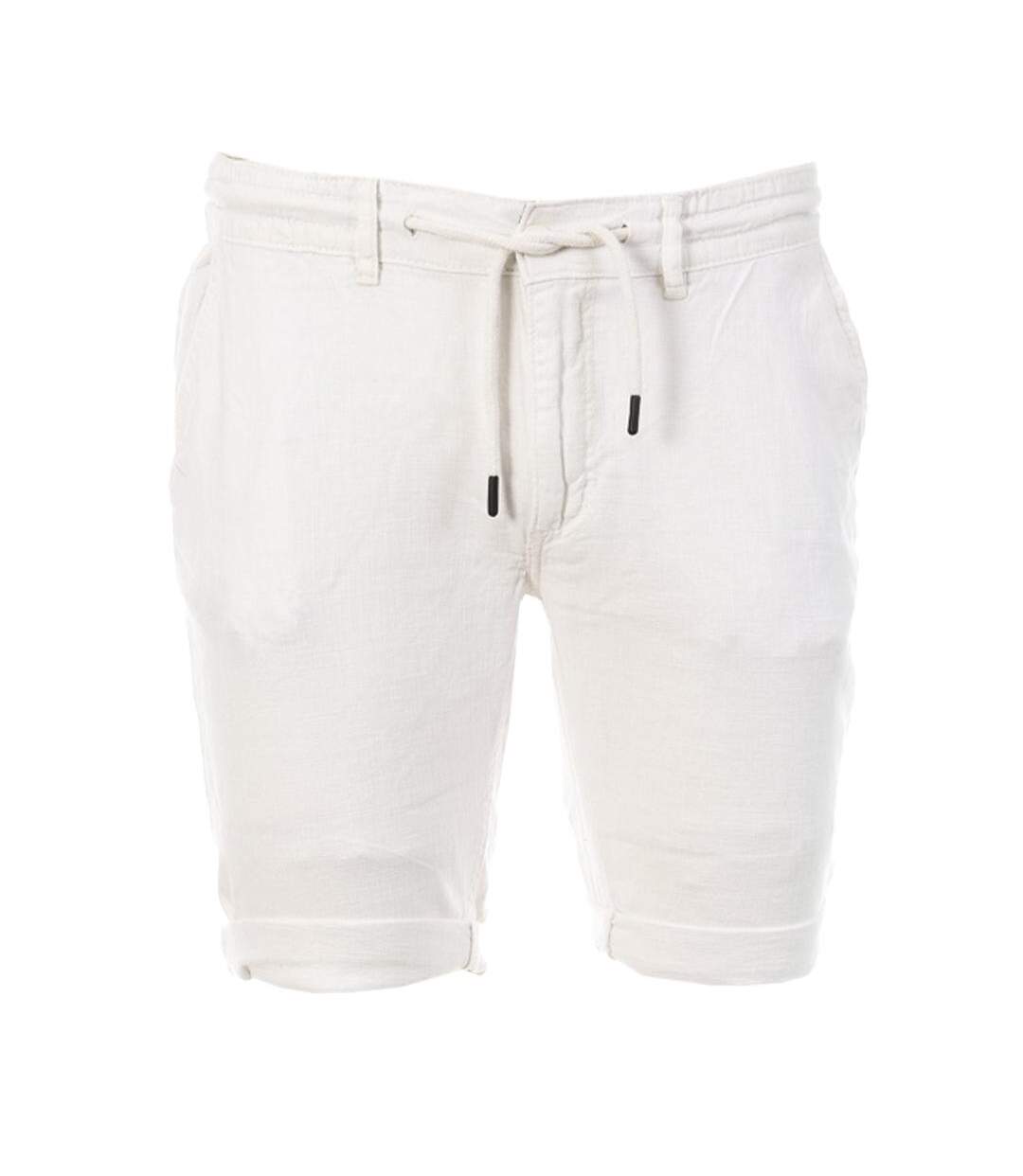 Short Blanc Homme American People Beatle - 38-1