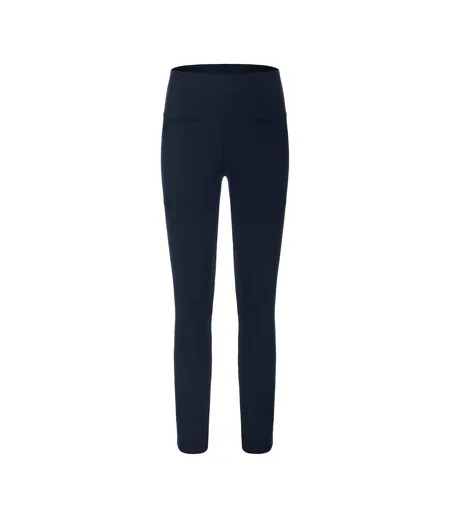 Womens/ladies Essential Side Pocket Leggings Blue LA Gear