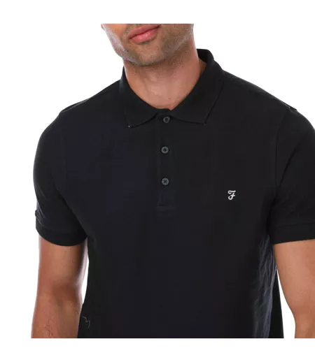 Polo Manches Courtes Cove Homme Bleu Marine Farah