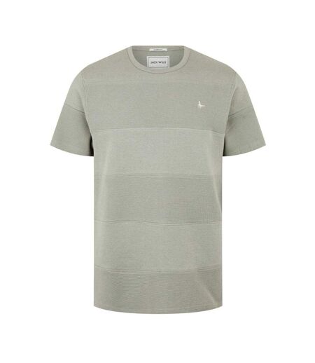T-shirt Motif/style Rayures Texturées Homme Sauge Argenté Jack Wills