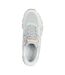 Womens/ladies Hillcrest Kamalino Suede Trainers Light Grey Skechers-4