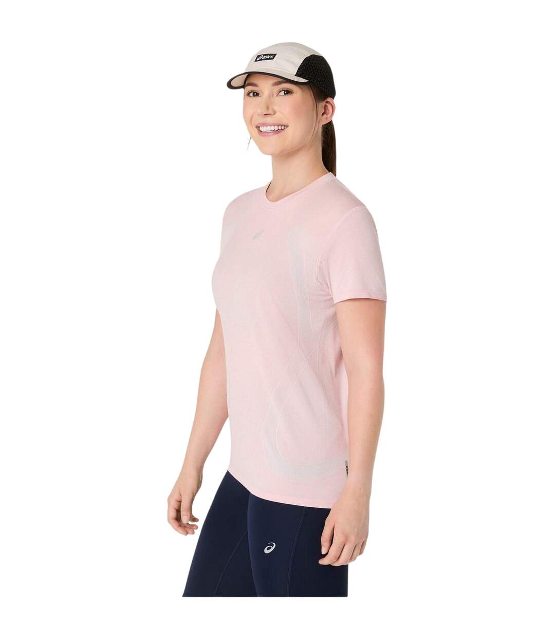 Haut Course À Pied Performance Femme Soleil Corail Asics-4