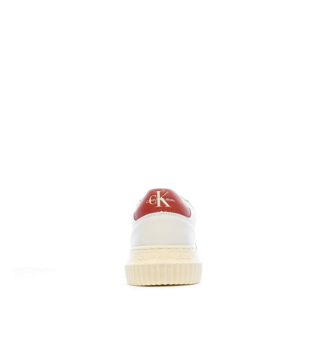 Baskets blanches homme calvin klein jeans chunky cupsole-3