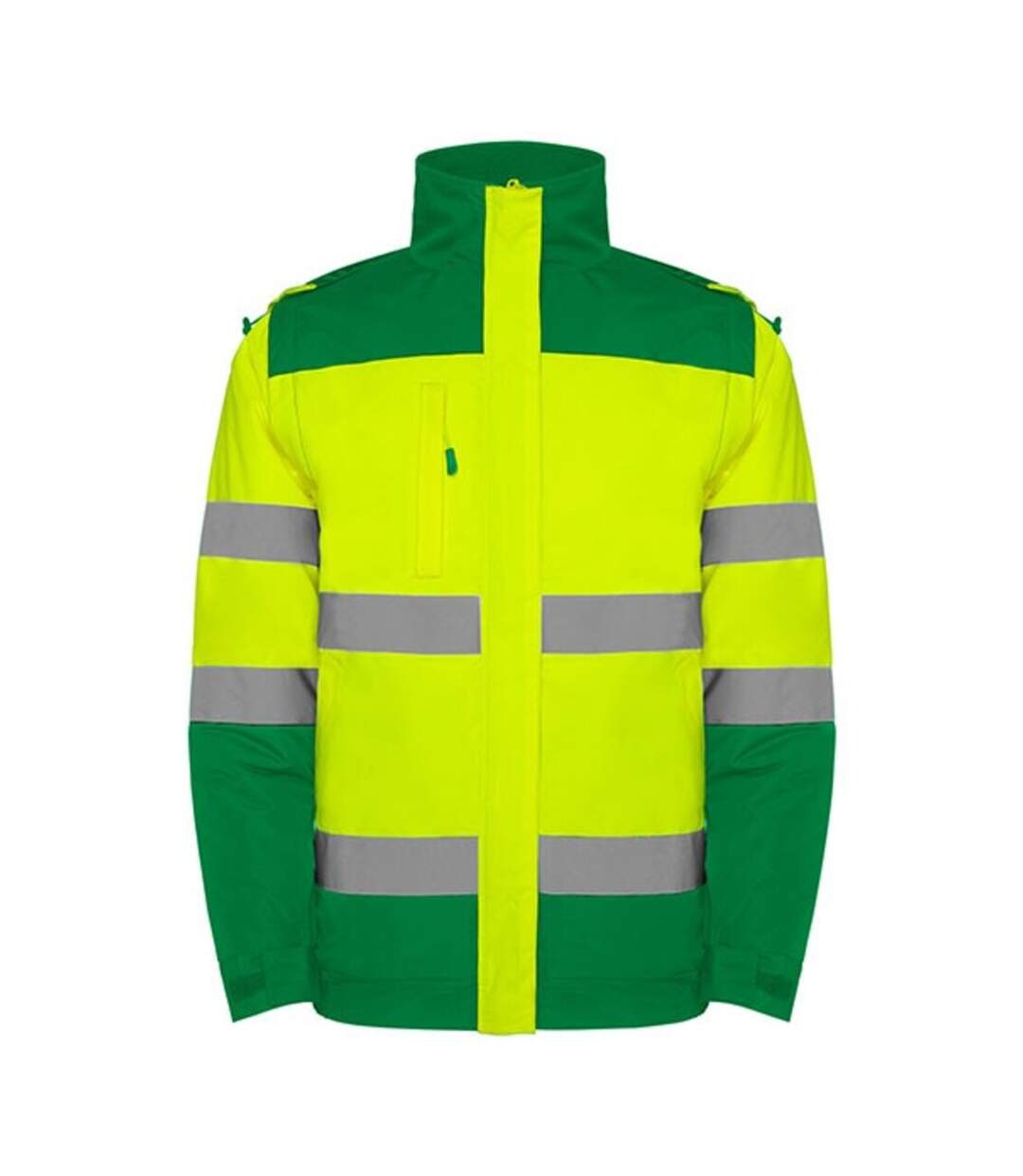 Parka Epsylon Homme Vert Jaune Fluo Roly Workwear-1