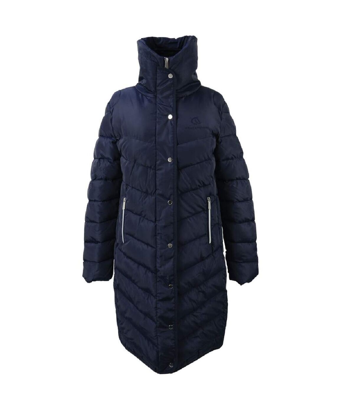 Coldstream Womens/Ladies Kimmerston Long Quilted Coat (Navy) - UTBZ3512