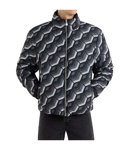 Mens reversible puffer jacket black Umbro