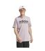 Mens Logo Single Jersey T-shirt Blue Adidas-4