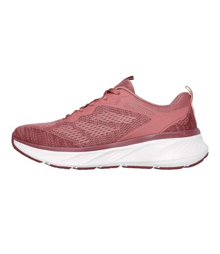 Womens/ladies Edgeride Power Flow Trainers Dark Mauve Skechers