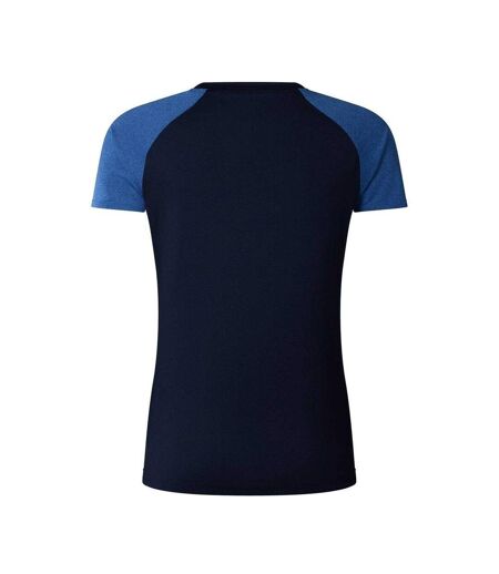 Womens/ladies Elite Regular T-shirt Black Marl Canterbury