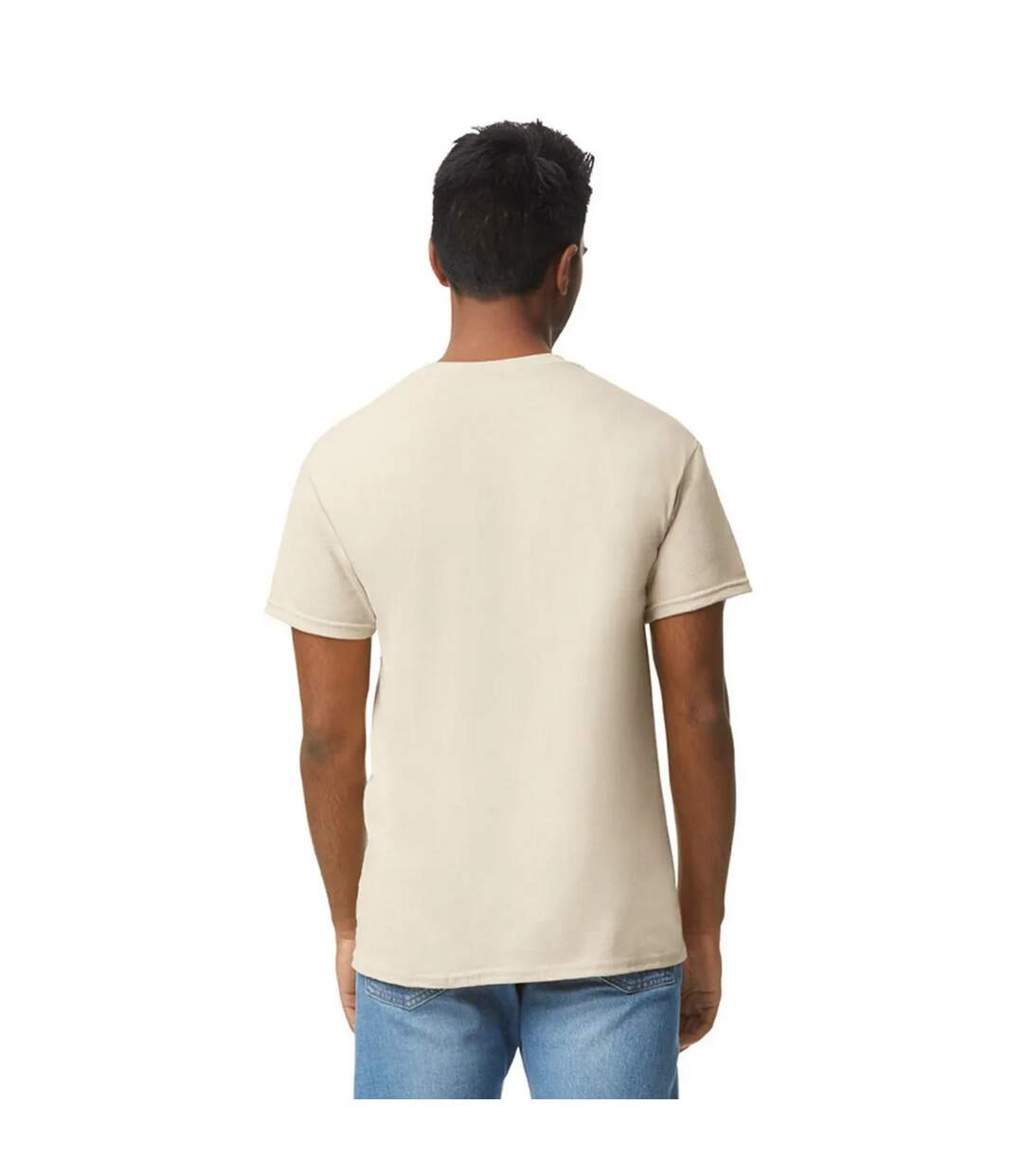 T-shirt Adulte Beige Pâle Gildan-2