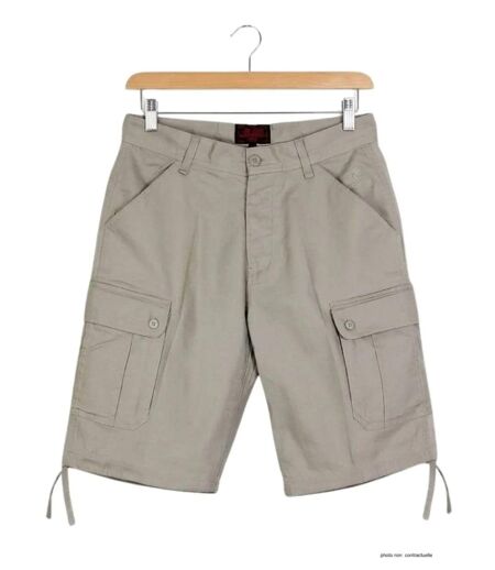 Bermuda Cargo WINCHESTER INVICTUS1 en coton et lin : le confort naturel et fonctionnel de l'été